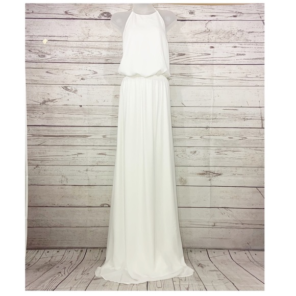 Show Me Your Mumu Heather Halter Dress Sz L - Picture 2 of 8